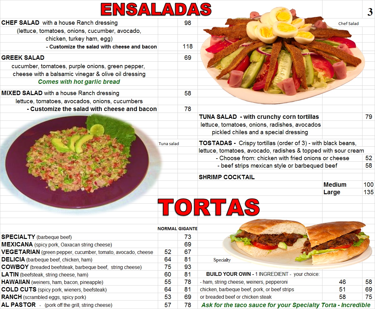 ensaladas